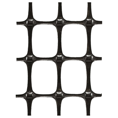 Geomalla biaxial de polipropileno para protección de taludes de carreteras en suelos blandos