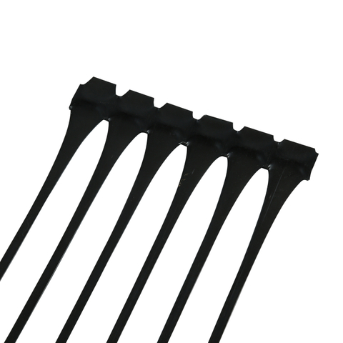 Geomalla plástica uniaxial de PP/HDPE de alta resistencia para muro de contención