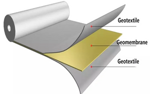 Geomembrana compuesta de HDPE de 2 mm para vertedero