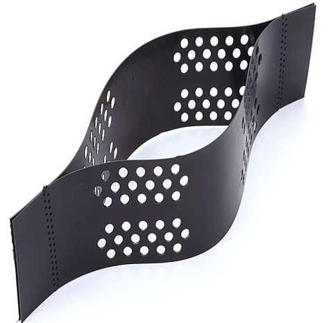 Geoceldas de HDPE texturizadas y perforadas para protección de taludes