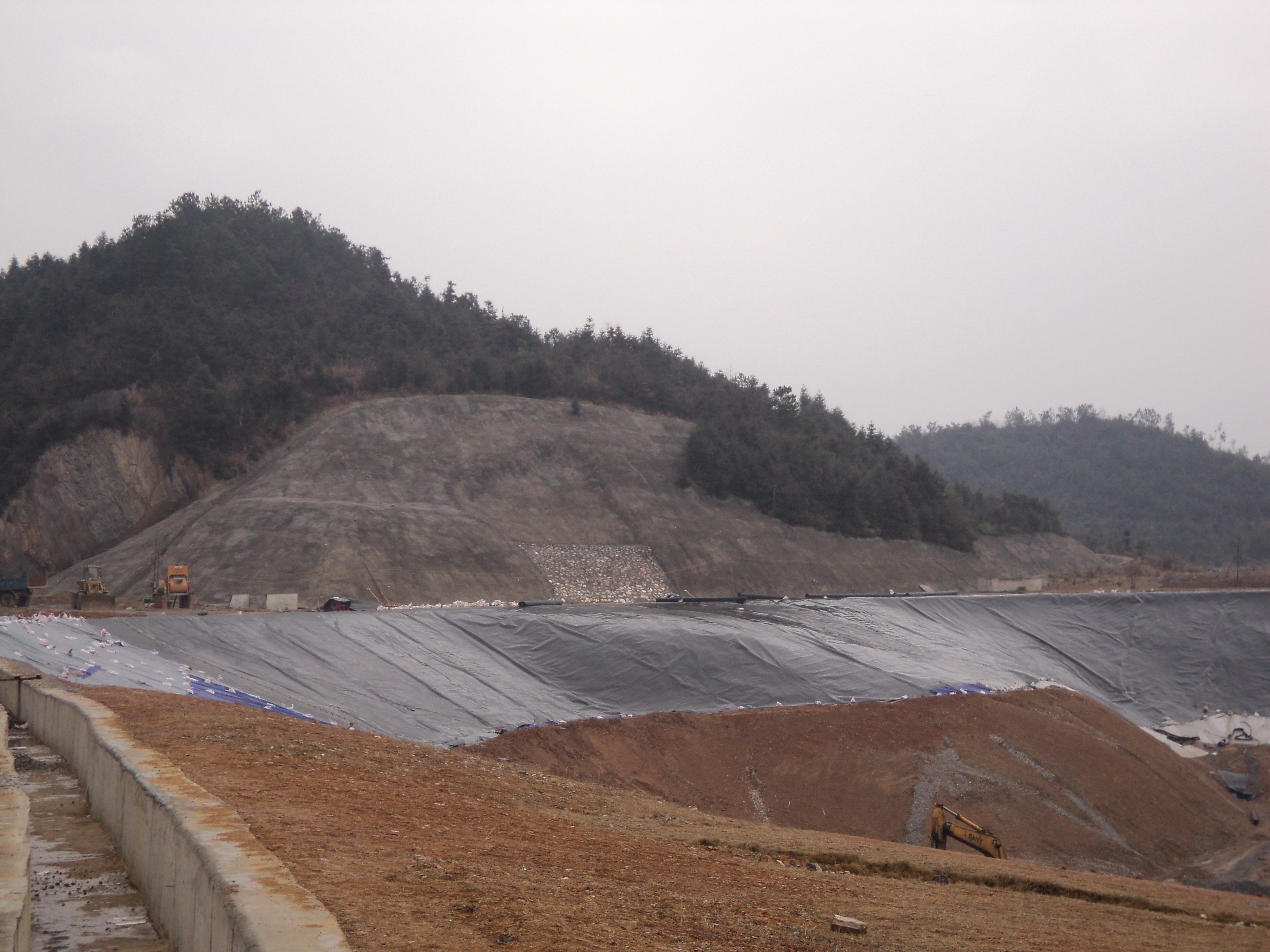 revestimiento de HDPE para vertederos